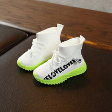 Load image into Gallery viewer, Fashion Children Casual Shoes Baby Shoes for Boys Girls Sneakers Breathable Anti-Slip Letter Print Shoe Soft Soled Spring Autumn