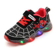 Load image into Gallery viewer, Boys Sneaker Girls Spiderman Kids Led Shoes With Lights Sneaker 2019 Spring Autumn Shoes Children Toddler Baby Girl Shoes