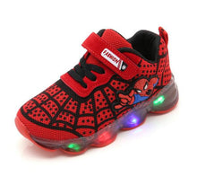 Load image into Gallery viewer, Boys Sneaker Girls Spiderman Kids Led Shoes With Lights Sneaker 2019 Spring Autumn Shoes Children Toddler Baby Girl Shoes