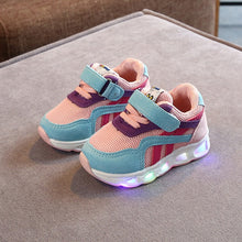 Load image into Gallery viewer, Size 21-30 Children's Led Shoes Boys Girls Lighted Sneakers Glowing Shoes for Kid Sneakers Boys Baby Sneakers with Luminous Sole
