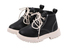 Load image into Gallery viewer, Fashion PU Leather Boot new winter children's shoes princess girls anti slip foot warmer Fashion Snow Martin boots 1-3 years old