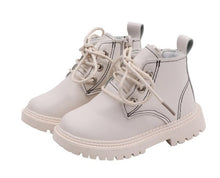 Load image into Gallery viewer, Fashion PU Leather Boot new winter children's shoes princess girls anti slip foot warmer Fashion Snow Martin boots 1-3 years old