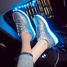 Load image into Gallery viewer, 7ipupas 11 Colors Unisex Led shoes Fashion couple led luminous sneakers Zapatos Hombre Led Light Shoe kids boy girl glowing shoe